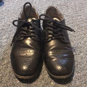 White mountain black oxfords